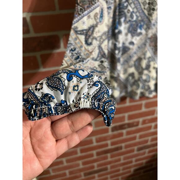 JM Collection | Mixed Print Long Sleeve Top - Picture 4 of 8